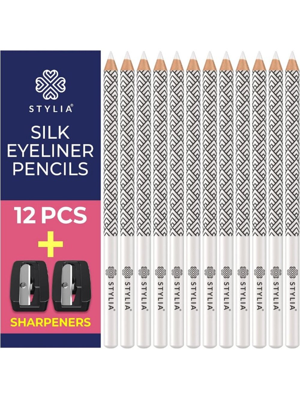 Waterproof White Eyeliner Pencil Set - Long-Lasting Microblading Supplies for